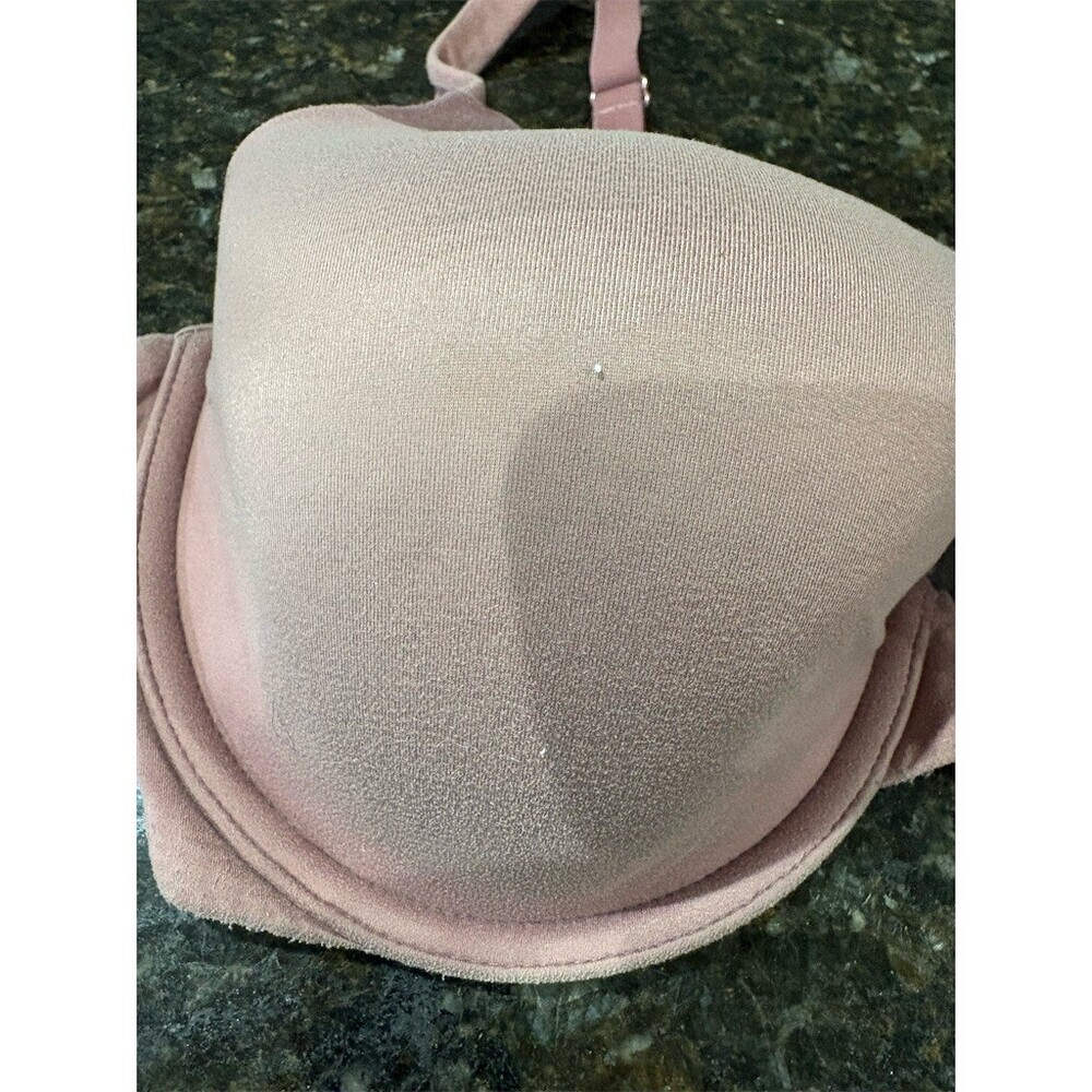 Victoria's Secret T-Shirt Bra Womens 36DD Maroon Underwire Lightly Lined - Picture 3 of 12
